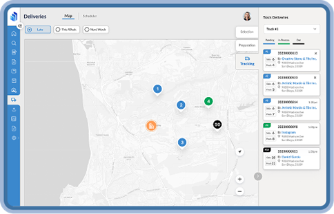 Geo-Tracked Deliveries